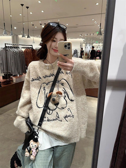 主役級の存在感！絶対欲しい 肌触り抜群 高見えデザイン ニットトップスE-9914