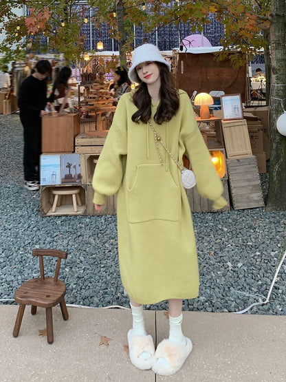 美人度アップ 4色 プラスベルベット 長袖 ニット セーター E-10217