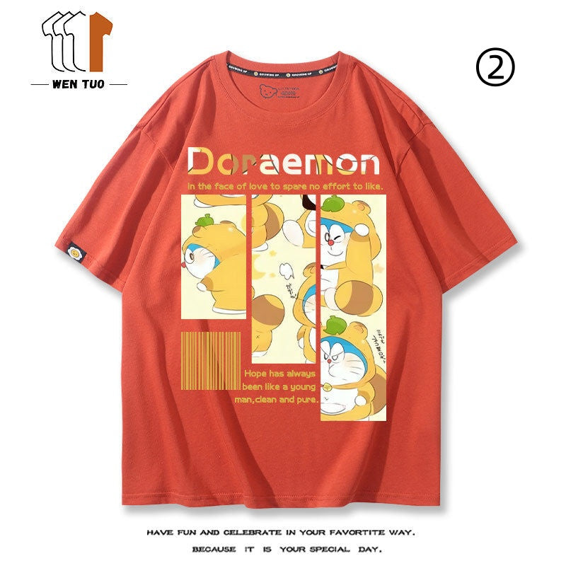 シンプル　着回し力抜群　おすすめ プリントロゴ 半袖 Tシャツ-A2536