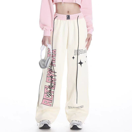 人気上昇中 オシャレ 都市ファッショ デザイン 2色 ジョガーパンツ E-9761