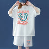 早い者勝ち 半袖Ｔシャツⅹパンツセット全4色 男女兼用<ins-6554>