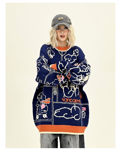 早い者勝ち ラウンドネック 個性派 スウェットE-10119