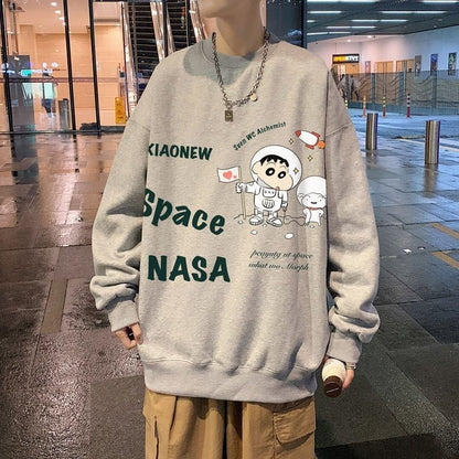 【裏起毛】大活躍 スウェット全3色 英字ロゴ 男女兼用E-4631