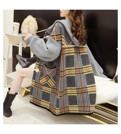 注目の新作超人気フード付きカーディガン   E-1457