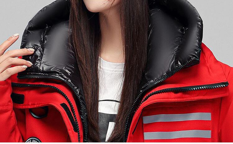 ファッション感満々 肌触り抜群 高見えデザイン 3色選択 ダウンジャケット E-9678