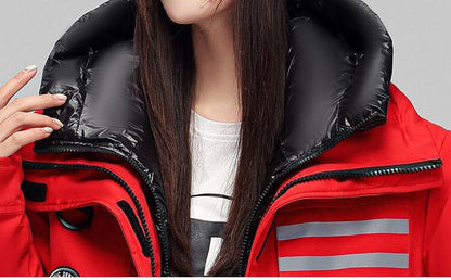 ファッション感満々 肌触り抜群 高見えデザイン 3色選択 ダウンジャケット E-9678