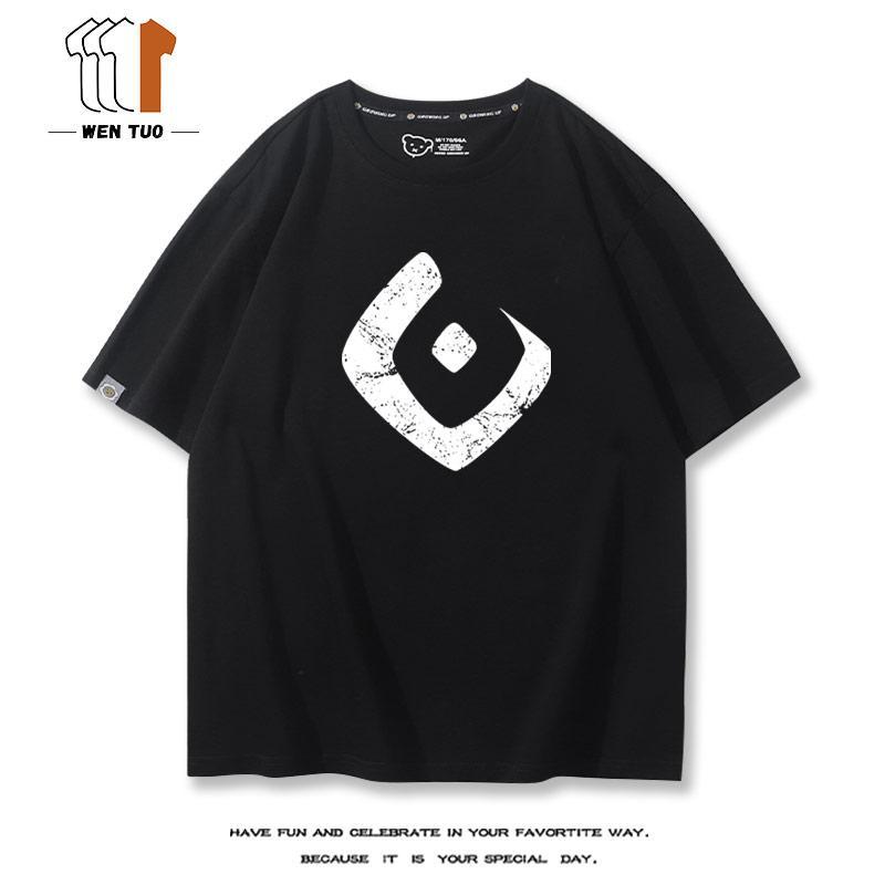 好感度UP  売れ筋   おすすめ プリントロゴ 半袖 Tシャツ-A2504
