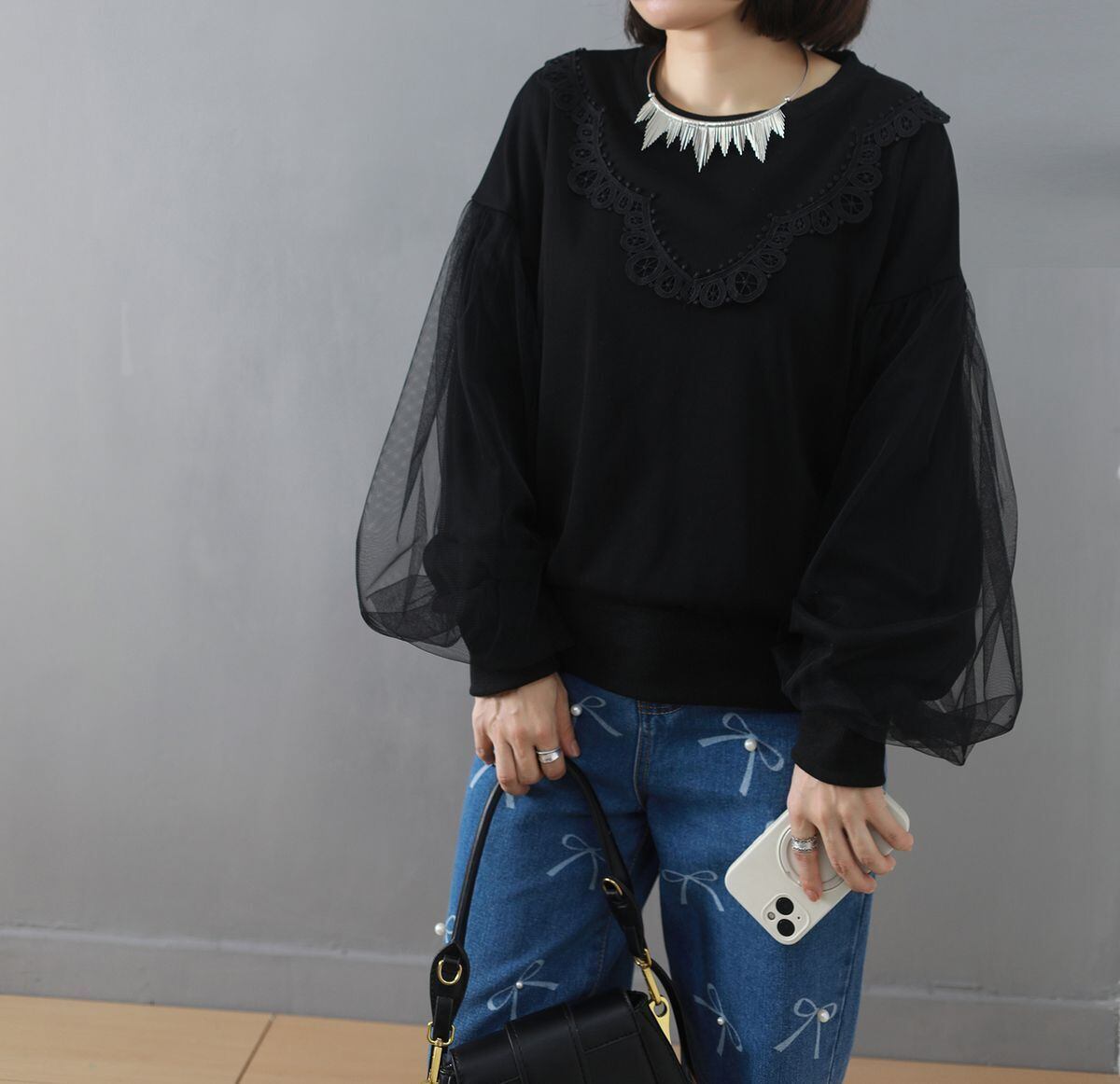 大人可愛い 早い者勝ち 絶対流行 カジュアル 2色選択 スウェットE-10974