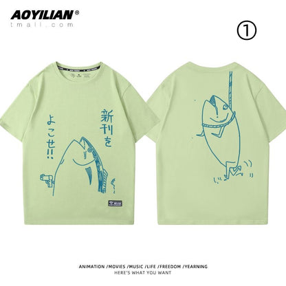 【人気ランキングNO.6】着回し力抜群　シンプル　おすすめ プリントロゴ 半袖 Tシャツ-A2632