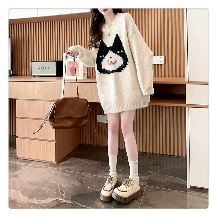 大好評 美人度アップ 目を奪われる 柔らかくて優しい印象 3色選択 ニットトップスE-9990