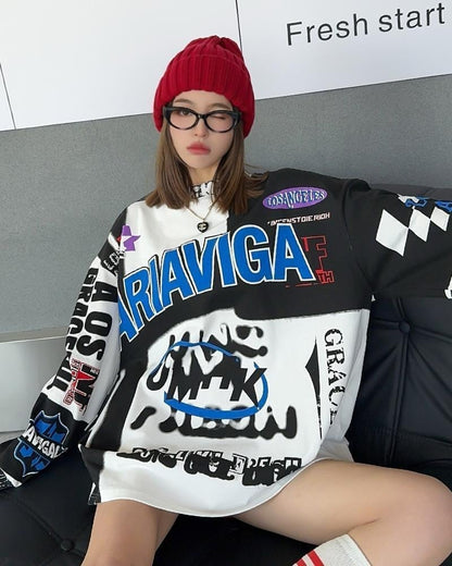 【人気急上昇中！】今季マストバイ 個性派 カジュアル スウェット男女兼用E-6511