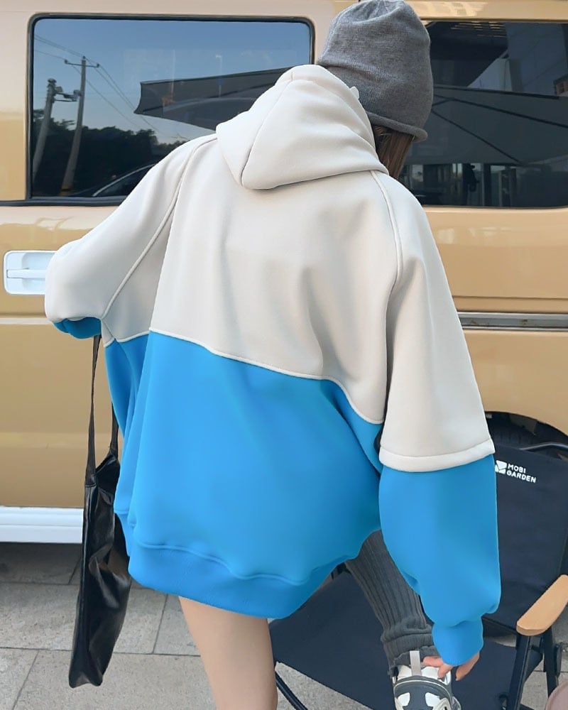 【裏起毛】 個性派 早い者勝ち ファッション ルーズパーカーE-5705