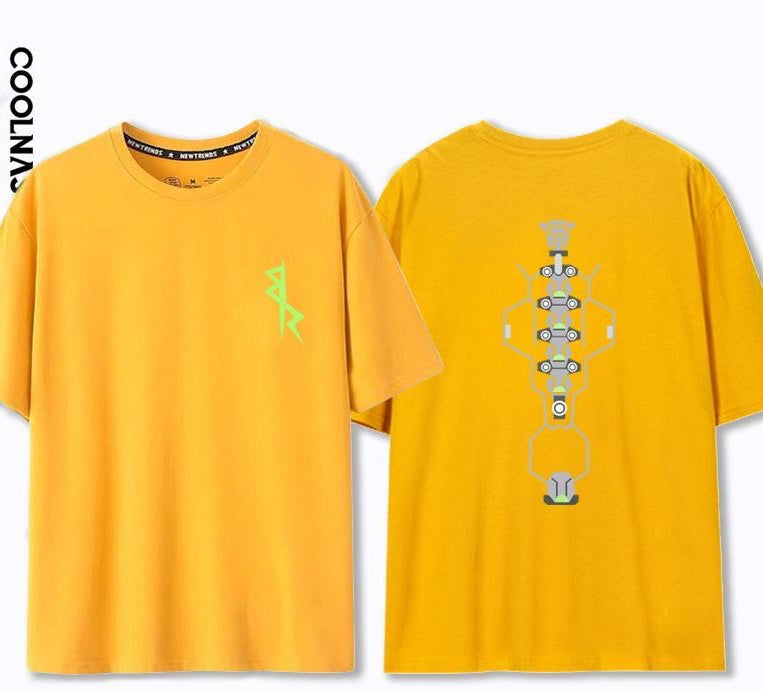 定番シンプル　好感度UP  売れ筋   おすすめ プリントロゴ 半袖 Tシャツ-A2509