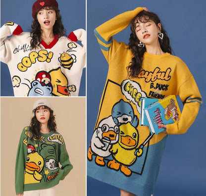 話題沸騰中 キュート 超人気 おしゃれ度高め 4種選択 ニットトップスE-9382