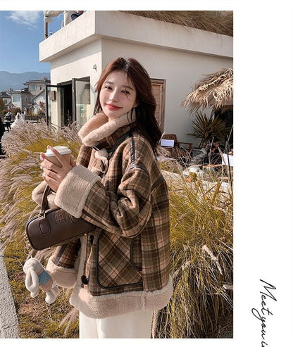 好感度UP 優しい雰囲気 海外トレンド上質 ファッション 2色 ダウンジャケット E-12317