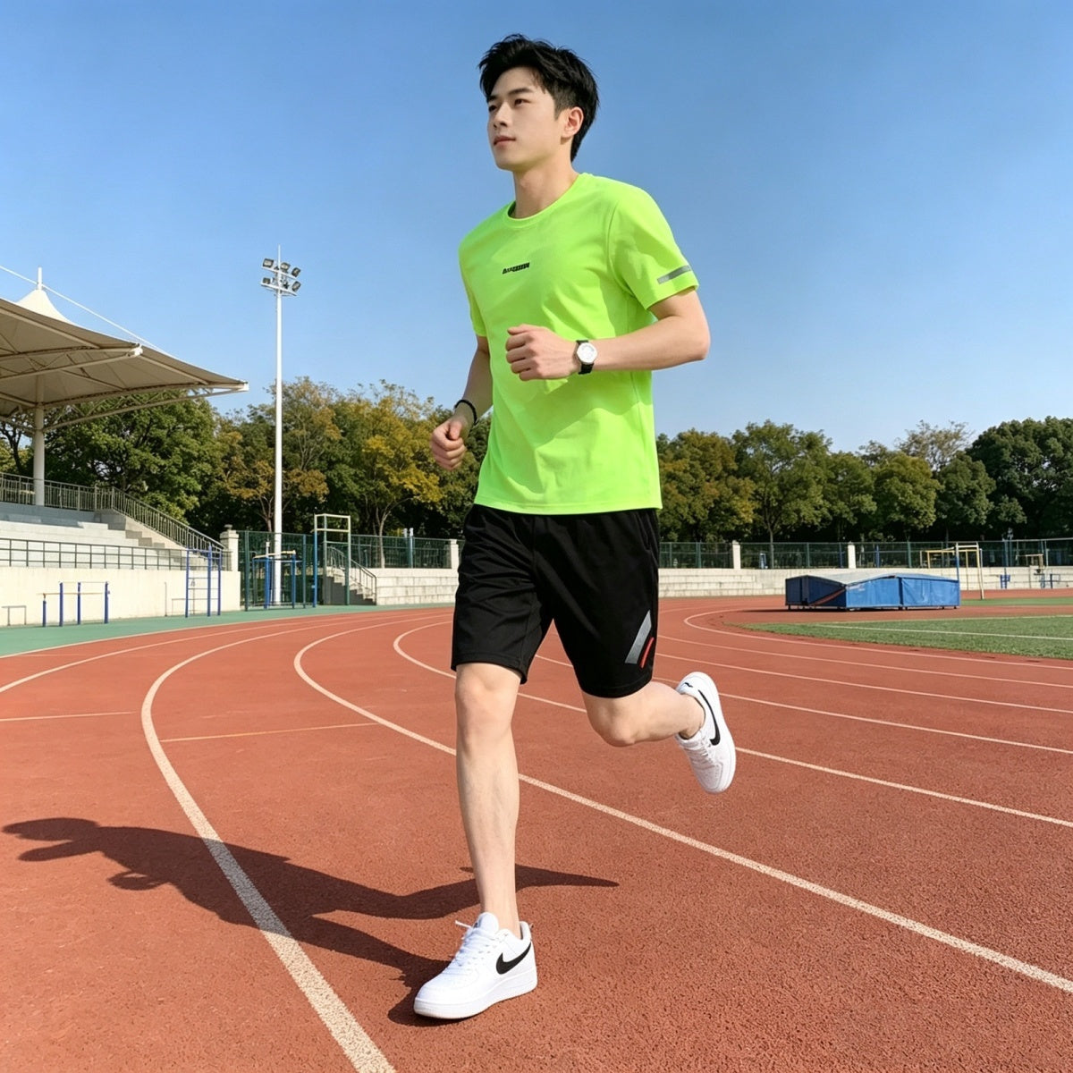 今季トレンド スポーツ Tシャツ & ショーツ セットアップ E-80096