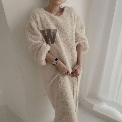 好感度UP 気質アップ 柔らかくて優しい印象 4色選択 ニットスカートE-10026