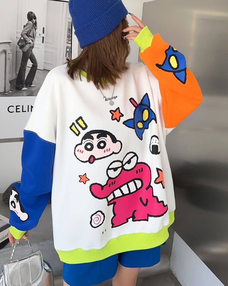 超人気 着回し力抜群 ファッション感満々 カラーマッチング 切り替え  全2色  パーカー -A1516