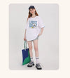 着回し力抜群  着心地良い 目立つ  キュート ファッション 半袖 Tシャツ E-13102