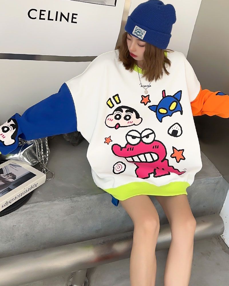 超人気 着回し力抜群 ファッション感満々 カラーマッチング 切り替え  全2色  パーカー -A1516