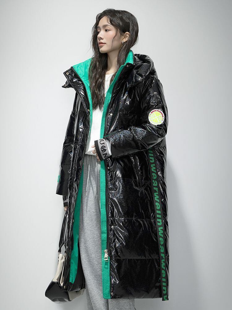 取り入れたい スタイルアップ ファッション フード付きジッパーコート E-10317