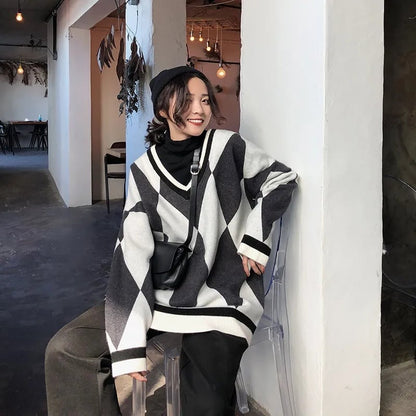 今季マストバイ 知的 美人度アップ  2色 ハーフジップニットE-12480