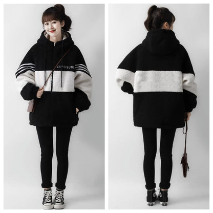 数量限定  カジュアル ファッションラムスキンコートE-5529