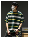 一枚で視線を奪う ボーダー 半袖 カジュアル Tシャツ F-50062