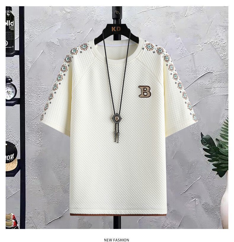 男女兼用 新作 半袖 カジュアル Tシャツ & ショーツ セットアップ E-80006
