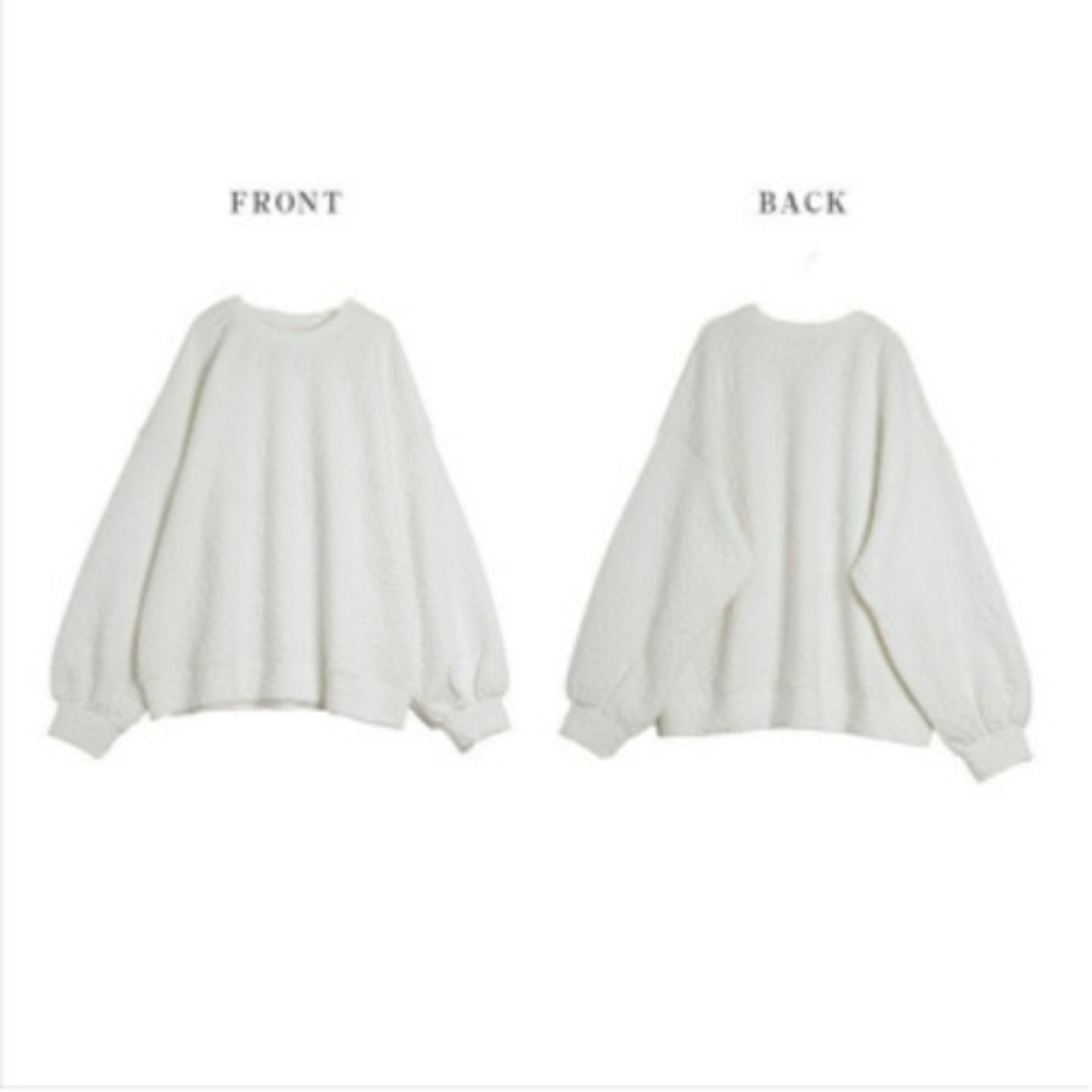 主役級 キュート  柔らかくて優しい印象  カジュアル   3色 スウェット  E-12215