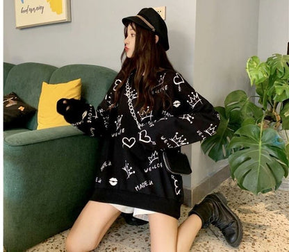 話題沸騰中 早い者勝ち 絶対流行 カジュアル 2色選択 スウェットE-10859