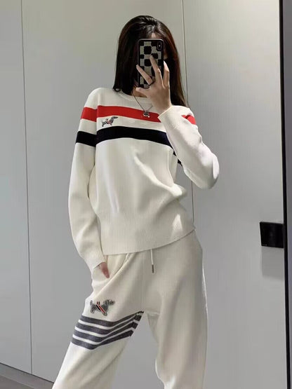 デザイン性抜群 着心地良い おしゃれ度高め 4色選択 トップス+パンツセット E-10871