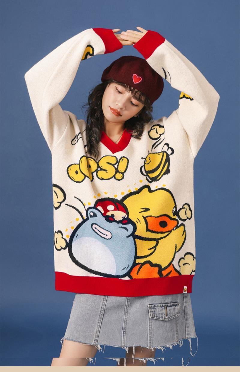 話題沸騰中 キュート 超人気 おしゃれ度高め 4種選択 ニットトップスE-9382