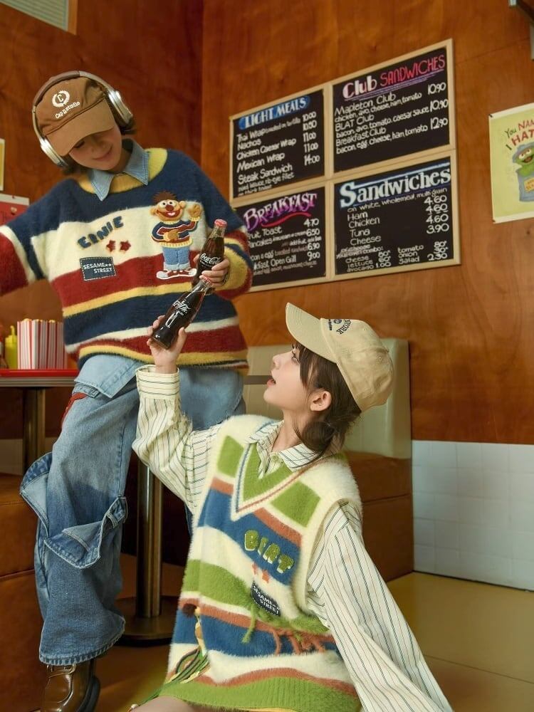 大人可愛い 上質 スウィート セーター E-5966