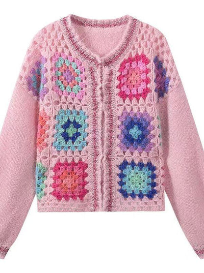 おすすめ 個性的なデザイン トレンドアイテム  ニットセーター E-12195