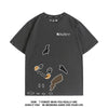 定番シンプル 着心地良い 目立つ  キュート ファッション 半袖 Tシャツ E-13101