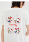 通気性高い クルーネック 前後プリント 半袖 Tシャツ F-13507