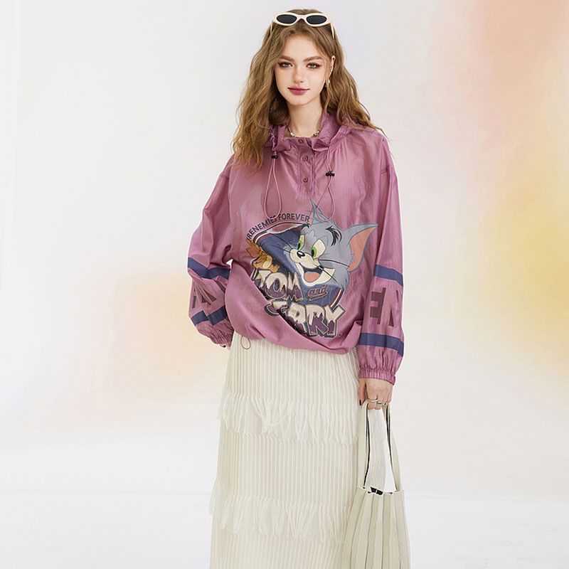 話題沸騰中 個性的なデザイン 一目惚れ 日焼け対策 グラデーション パーカー -A1103