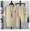 男女兼用 新作 半袖 カジュアル Tシャツ & ショーツ セットアップ E-80006