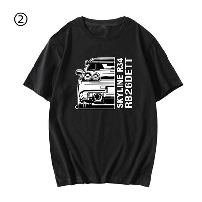 超人気　ファッション プリントロゴ 半袖 Tシャツ-A2426