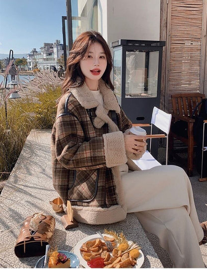 好感度UP 優しい雰囲気 海外トレンド上質 ファッション 2色 ダウンジャケット E-12317