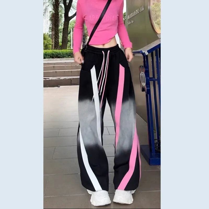 話題沸騰中 個性的なデザイン スタイルアップ 2色 ジョガーパンツ E-9526