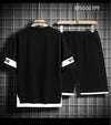 男女兼用 大人気 シンプル Tシャツ & ショーツ セットアップ E-80020