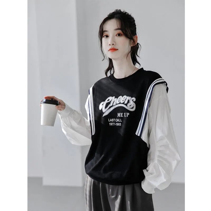 おすすめ 早い者勝ち 絶対流行 カジュアル 2色選択 スウェットE-10973