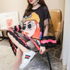 【ランキング上位】プリント お洒落 可愛い 着心地良い ロングTシャツワンピース　　＜ins-887＞