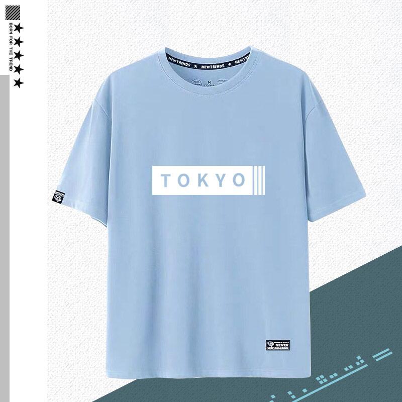 主役級 好感度UP  売れ筋   おすすめ プリントロゴ 半袖 Tシャツ-A2521