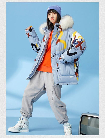 今季マストバイ カジュアル ユニセックス ダウンジャケット 男女兼用E-5894