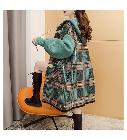 注目の新作超人気フード付きカーディガン   E-1457