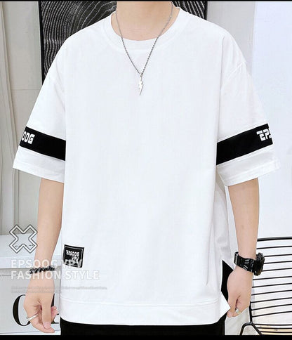 男女兼用 大人気 シンプル Tシャツ & ショーツ セットアップ E-80020