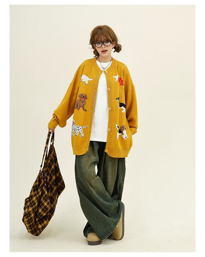 大活躍 高見えデザイン 着回し力抜群 キュート ファッション 2色選択 ニットトップスE-9759